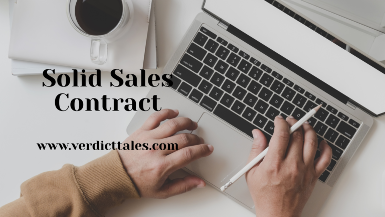 Why Might a Solid Sales Contract Save Your Company?