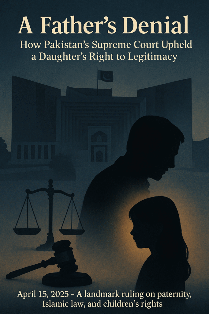 A Father’s Denial: How Pakistan’s Supreme Court Upheld a Daughter’s Right to Legitimacy