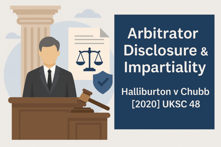 Arbitrator Disclosure: