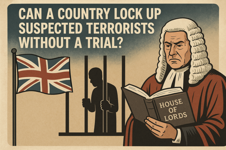 Can a Country Lock Up Suspected Terrorists Without a Trial