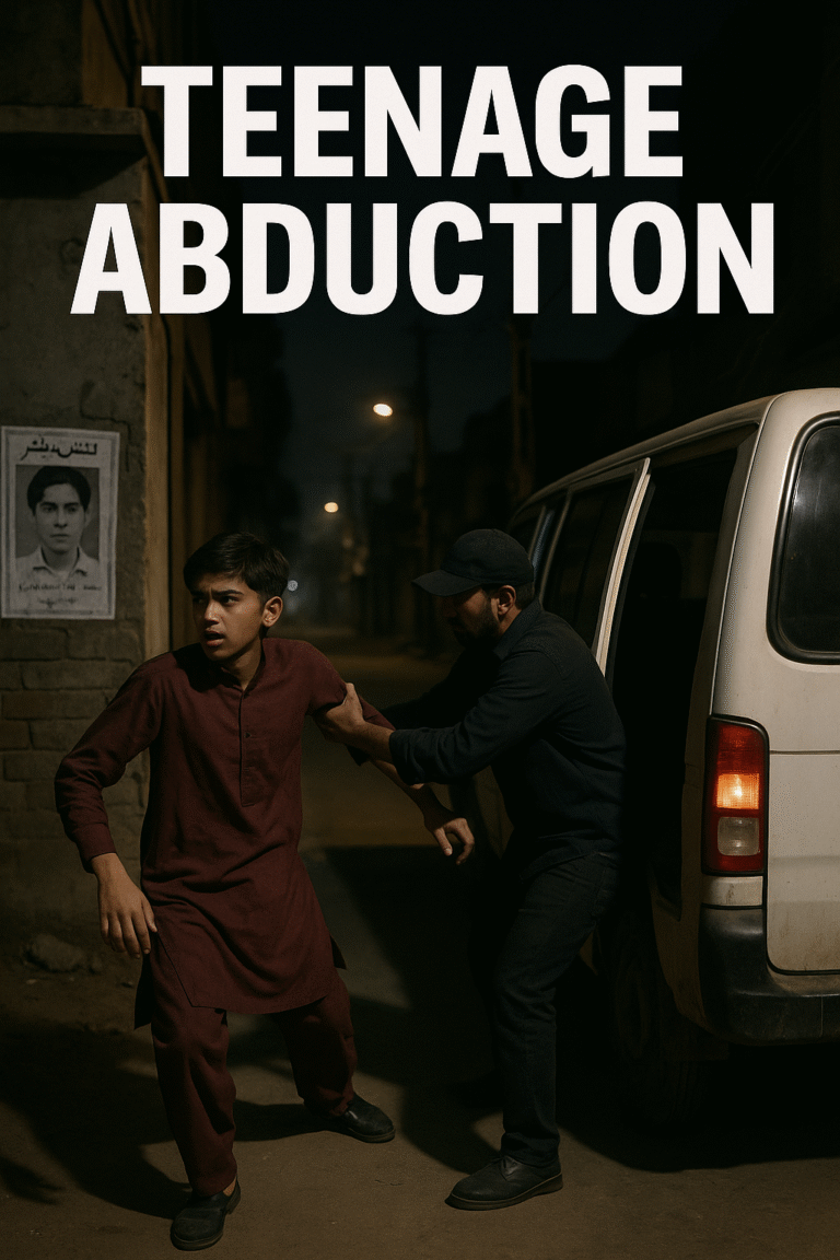 Teen abduction case Pakistan