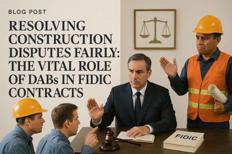 The Vital Role of DABs in FIDIC Contracts