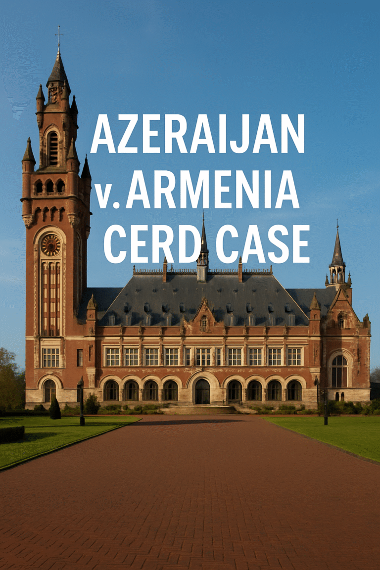 Welcome to the Azerbaijan v. Armenia CERD Case