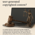 Can a website be liable for user-generated copyrighted content
