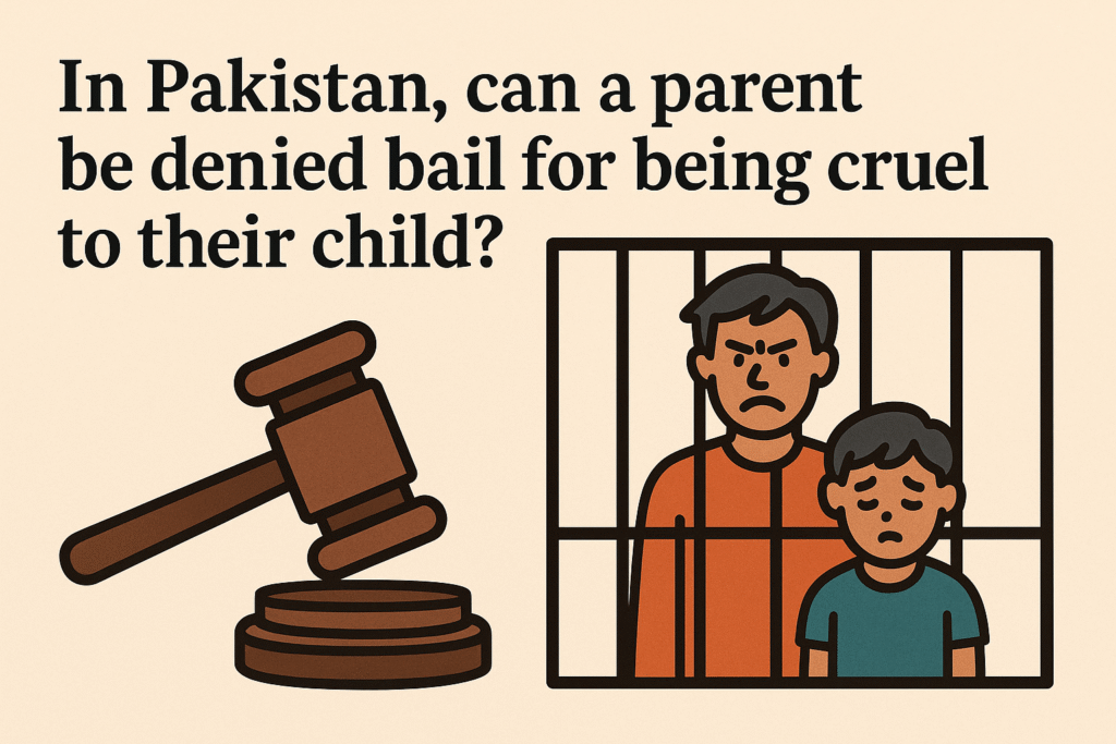 Under Pakistani law, what is child abuse?