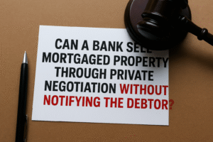 Supreme Court Banks Can’t Sell Mortgaged Property Secretly