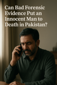 Can Bad Forensic Evidence Put an Innocent Man to Death in Pakistan?